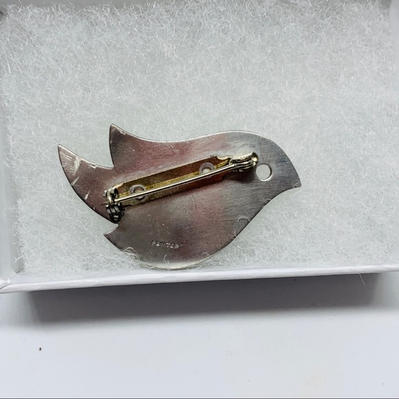 Small pewter partridge brooch - Picture 3 of 4